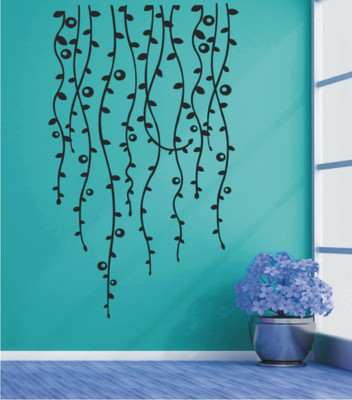 

Wall Guru  Home Décor wall Sticker Sticker(Pack of 1, Black