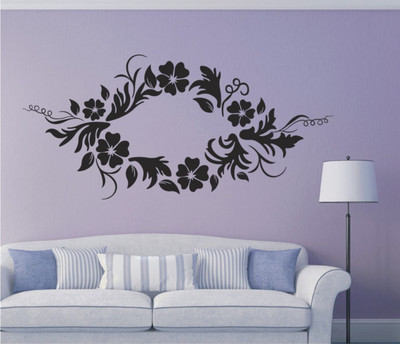 

Wall Guru  Home Décor wall Sticker Sticker(Pack of 1, Black