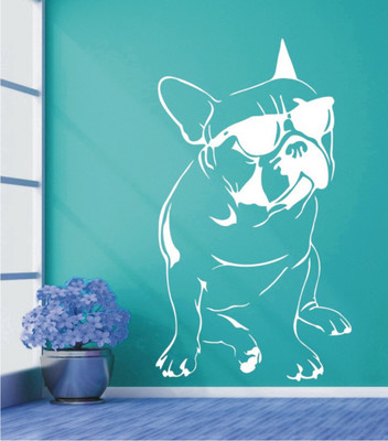 

Wall Guru  Home Décor wall Sticker Sticker(Pack of 1, White