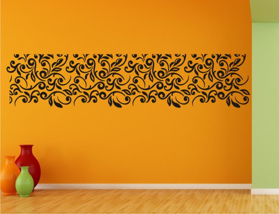 

Wall Guru  Home Décor wall Sticker Sticker(Pack of 1, Black