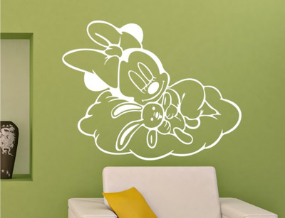

Wall Guru  Home Décor wall Sticker(Pack of 1, White