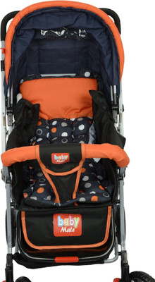 

BabyMate HUMMINGBIRD -ORANGE & BLACK STROLLERS-211 Stroller Cum Rocker(Multi, Multicolor)