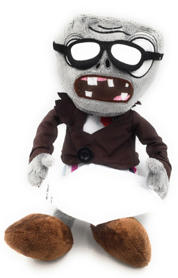 

24x7 Plants Vs Zombies Soft Toy Grey Zombie With Specs And Newspaper - 12 Inches ~ Pillow ~ Plush Toy - 12 inch(Multicolor)