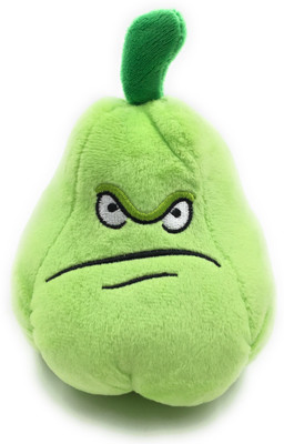 

24x7 Plants Vs Zombies Soft Toy Grumpy Cabbage - 7 Inches ~ Pillow ~ Plush Toy - 7 inch(Green)