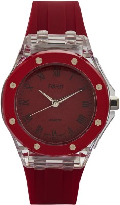 Forst L088-7 Forst White & Red Waterproof Analogue Watch for Women Analog Watch  - For Women   Watches  (Forst)