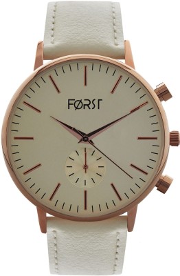 Forst 2202 Forst White Leather Strap Analogue Watch for Women Analog Watch  - For Women   Watches  (Forst)