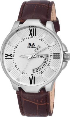R S Original RSO-337 BROWN DAY & DATE TIME NO Watch  - For Men   Watches  (R S Original)