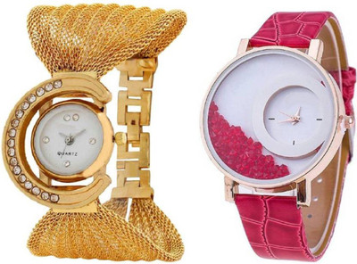 

YoChoice Fast Selling Beautiful & Hot Combo Pair Best selling couple combo Watch - For Girls