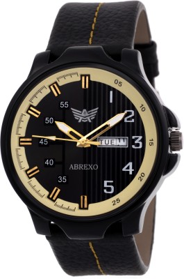 Abrexo Abx3128-Black Gents Superior Day & Date Series Watch  - For Men   Watches  (Abrexo)