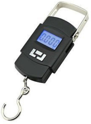 

A4Attitude Portable 50kg-Digital Kitchen/Luggage Hanging LED Weighing Scale(Black)