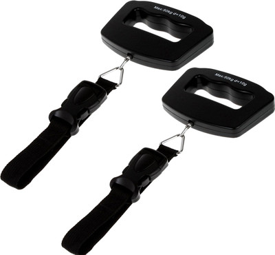

Stealodeal Multipurpose Portable Electronic |Pack of2| Belt Hanging 50kg Weighing Scale(Black)
