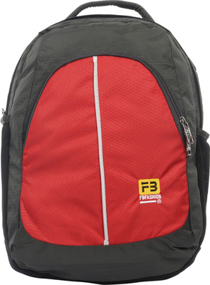 

FB Fashion SB-488 23 L Backpack(Red, Grey), Grey;red