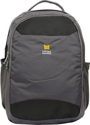 

Liviya SB-1474 33 L Backpack(Grey, Black), Black;grey