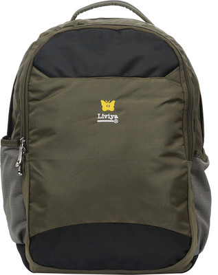 

Liviya SB-1474 33 L Backpack(Green, Black), Black;green