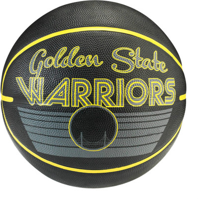 SPALDING Golden State Warriors Basketball - Size: (Pack of 1, Yellow, Black
