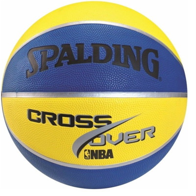 

SPALDING Cross Over NBA Basketball - Size: (Pack of 1, Yellow, Black, Yellow;blue