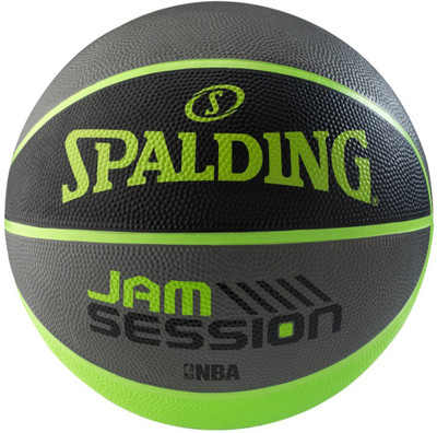 

SPALDING Jam Session NBA Basketball - Size: (Pack of 1, Black, Grey, Green