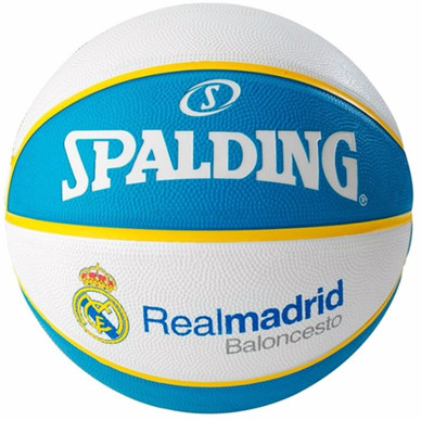 

SPALDING Real Madrid Baloncesto Basketball - Size: (Pack of 1, White, Blue