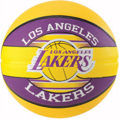 

SPALDING L. A Lakers Basketball - Size: (Pack of 1, Yellow, Purple