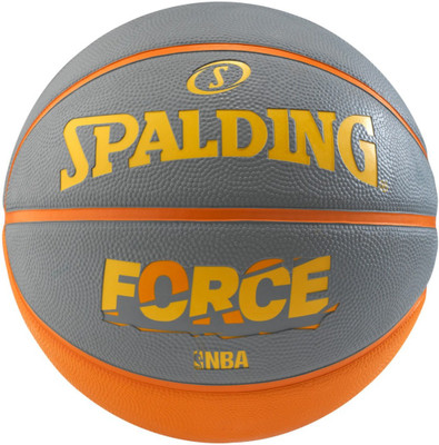

SPALDING Force NBA Basketball - Size: (Pack of 1, Orange, Grey