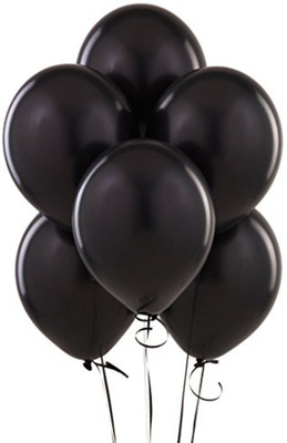 

PARTY PROPZ Solid BALLOON PACK OF 25PCS/BACHELORETTE DECORATION Balloon(Black, Pack of 25)