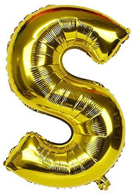 

PARTY PROPZ Solid GOLDEN FOIL BALLOON 16" SET OF 1/BIRTHDAY DECORATION/PARTY SUPPLIES Balloon(Gold, Pack of 1)