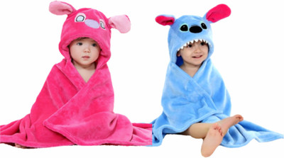 

BRANDONN HOTPINK, Blue  Size Bath Robe(2 Bath Robes, For: Baby Boys & Baby Girls, HOTPINK, Blue