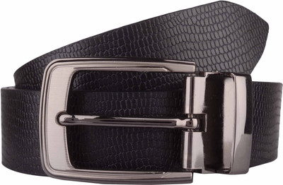 

Exotique Men Formal Black Genuine Leather Belt