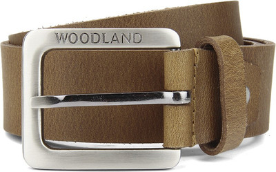 

Woodland Men Casual Tan Genuine Leather Belt, Camel
