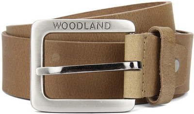 

Woodland Men Casual Tan Genuine Leather Belt, Camel