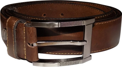 

Style 98 Men Formal, Party Brown Genuine Leather Belt