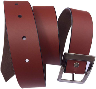 

FRIENDS & COMPANY Men & Women Casual, Party, Formal, Evening Brown Artificial Leather Belt
