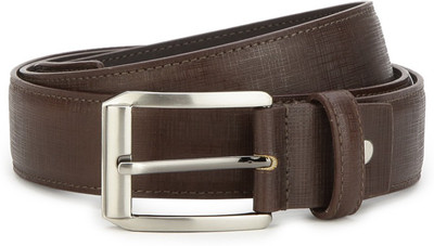 

Woods Men Formal Brown Genuine Leather Belt