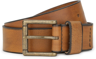 

Woodland Men Casual Tan Genuine Leather Belt