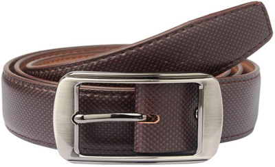 

Hidedge Men Formal Brown Artificial Leather Belt