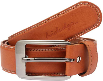 

Hidedge Men Casual Brown Artificial Leather Belt