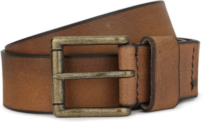 

Woodland Men Casual Tan Genuine Leather Belt