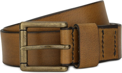 

Woodland Men Casual Tan Genuine Leather Belt
