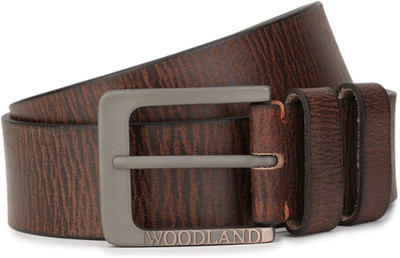 

Woodland Men Casual Brown Genuine Leather Belt