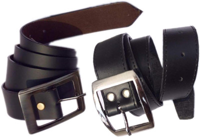

FRIENDS & COMPANY Men Casual, Party, Formal Black, Brown Artificial Leather Belt