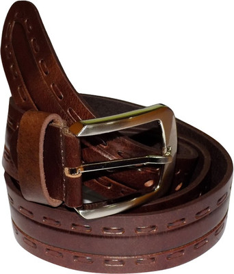 

Style 98 Men Formal, Party Brown Genuine Leather Belt