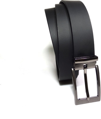 

Tom Venice Men & Women Formal, Evening, Casual Black Genuine Leather Belt, Matte black