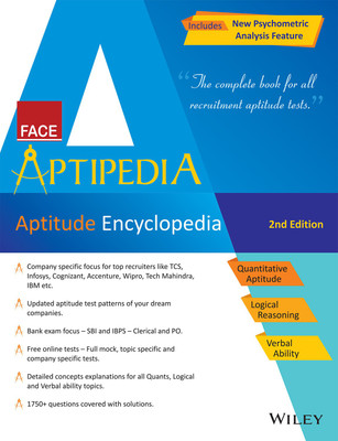 Aptipedia Aptitude Encyclopedia Second Edition(English, Paperback, FACE)