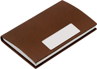

e lotus 15 Card Holder(Set of 1, Brown)