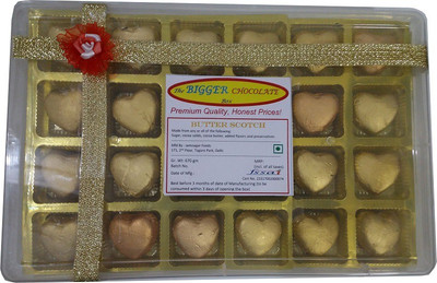 

Jamnagar Foods BIGGER BUTTERSCOTCH CHOCOLATE 670 GM BOX Fudges(670 g)