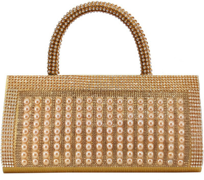 

Bagaholics Casual Gold Clutch