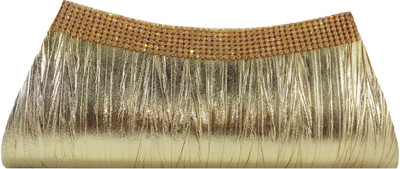 

Bagaholics Casual Gold Clutch