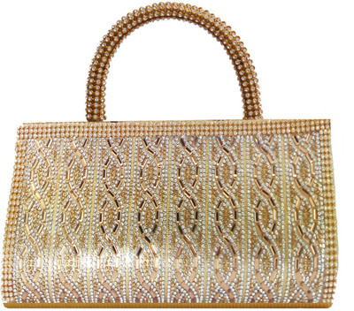 

Bagaholics Casual Gold Clutch