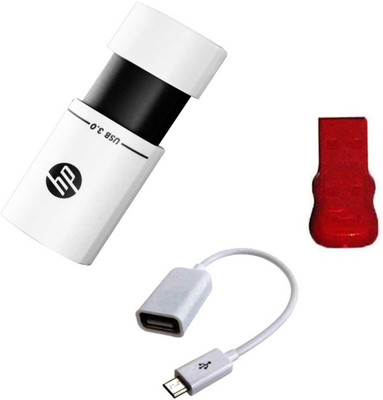 

HP V765W 32 GB USB 3.0 Pendrive with OTG Cable and Card Reader Combo Set