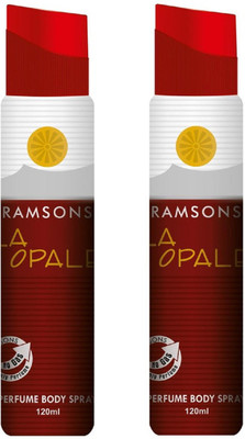 

Ramsons La Opale No Gas Perfume Body Spray Combo Perfume Body Spray - For Women(240 ml, Pack of 2)